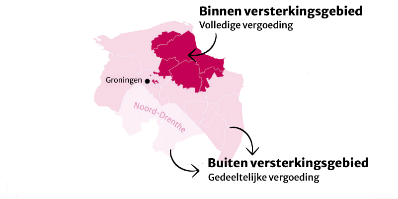 Kaart subsidies groningen en noord drenthe