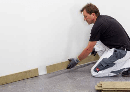 Knauf Brio randisolatiestroken aanbrengen