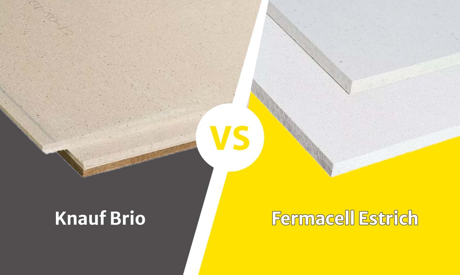 Welk vloerelement kiezen: Knauf Brio of Fermacell Estrich?