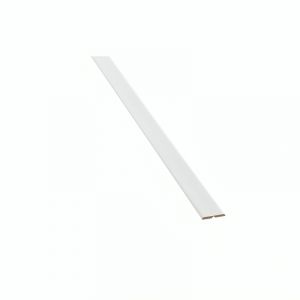 Agnes One-Step Vouwhoek - Wit Stuc - 4,3x51x2600 mm