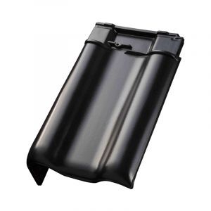 Koramic Alegra 10 Gevelpan Links - Vulkaanzwart Edel Engobe