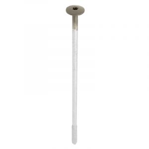 Beriso Kantplankschroef 7,3x100 mm Grijs RAL 7030 - Doos à 100 stuks