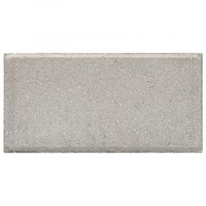Halve betontegels 15x30x4,5 cm met facet Grijs HR