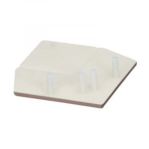 Keralit Eindkap voor Hoekprofiel Recht 46x46 mm Basaltgrijs (classic colours) (bestelnr. 2822)