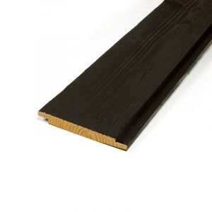 Douglas Fijnbezaagd Sponningplank Zwart 18x175