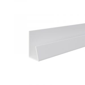 Eurotexx Eindprofiel 19 mm Wit (bestelnr. 0244)