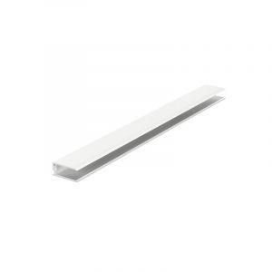 Eurotexx Eindprofiel 2-delig 17 mm Wit (bestelnr. 0446)