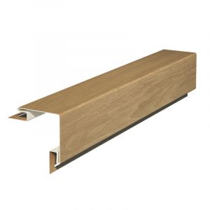 Fronto Hoekprofiel Uitwendig Eiken - 3050 mm HR