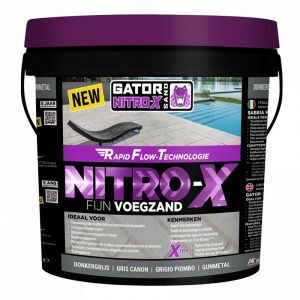 Gator Nitro X Fijn Voegzand - Donkergrijs