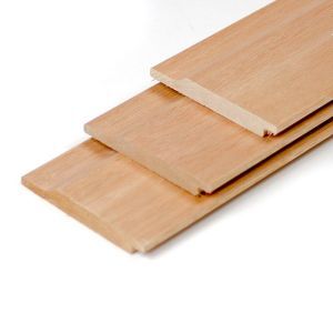 Halfhouts Rabat Meranti 18x130 mm - 275 cm - 5 stuks per bundel