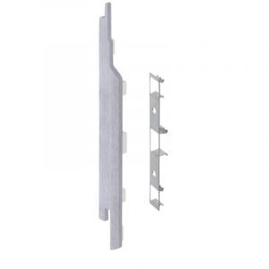 Keralit Eindkap links voor sponningdeel 143 mm Wit Eiken (modern eiken) (bestelnr. 2860)