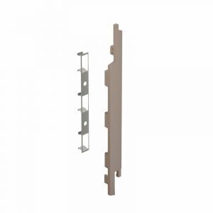Keralit Eindkap rechts voor sponningdeel 167 mm Taupe Eiken (modern eiken) (bestelnr. 2842)