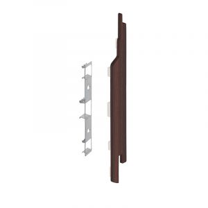 Keralit Eindkap rechts voor sponningdeel 143 mm Mahonie  (classic colours) (bestelnr. 2865)