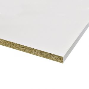 Meubelpaneel Wit 18 mm 2500x600 Rechte Kant