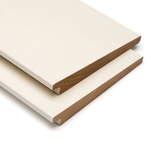 ModiWood Colour Zweeds Rabat Cremewit 20x141 mm