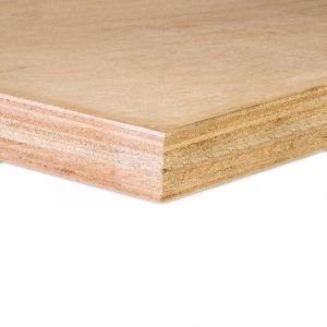 Okoume Multiplex WBP Verlijmd - B/BB 40 mm 2500x1220 