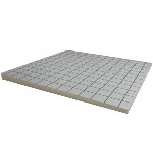 PIR afschot 2-zijdig aluminium 1200x1200x60/70mm (Rd 2,70/3,15 m² K/W) HR