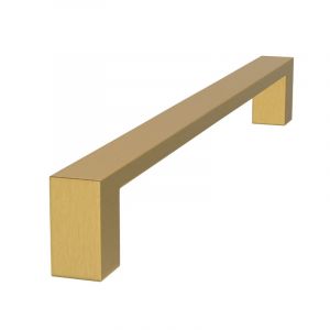 Skantrae Deurgreep Quadrate Mat Messing HR