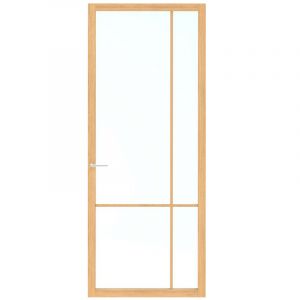 Skantrae SlimSeries SSL 14807 Blank Glas - 88 x 231,5 cm - Opdek Linksdraaiend