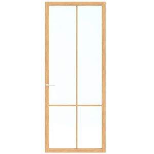 Skantrae SlimSeries SSL 14808 Blank Glas - 88 x 231,5 cm - Opdek Linksdraaiend