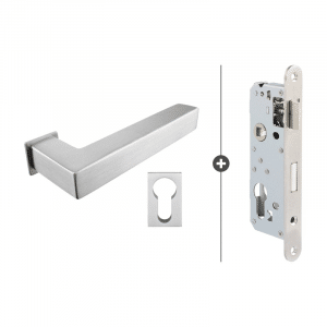 Skantrae Hang- en Sluitwerkpakket Squared 20 Minimal - Cilinderslot - RVS (825) 