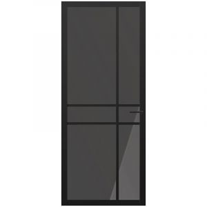 Svedex NOVA NDB905 Zwart Rookglas - 201,5 x 73 cm - Opdek Linksdraaiend HR