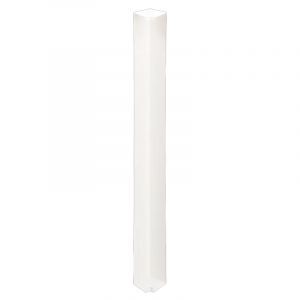 Heering Uitwendig Hoekstuk 500x35 mm Verkeerswit t.b.v. Hardschuim Dakrandpaneel (bestelnr. 2123) 