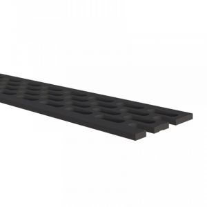 VinyPlus Ventilatieprofiel Zwart 30x1 mm - Rol à 500 cm