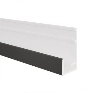 VinyPlus Startprofiel Verticaal - 6000 mm Antraciet (art.nr. 0413) 