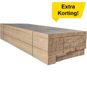 Vuren Geschaafd SLS 38x89 – Voordeelpak á 168 Stuks (€ 2,- / m¹) HR Extra Korting