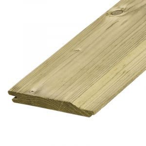 Vuren Overhangend Rabat Geïmpregneerd Geschaafd 22x150 (19x132) MK