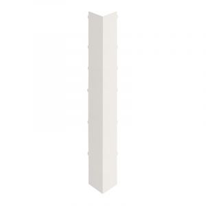 Keralit Uitwendig Hoekstuk t.b.v. Dakrandpaneel Wit