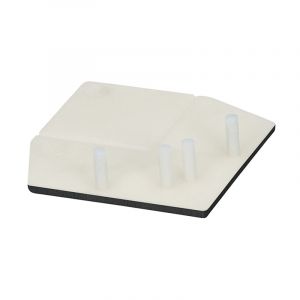 Keralit Eindkap voor Hoekprofiel 46x46 mm Zwart  (classic colours) (bestelnr. 2822)