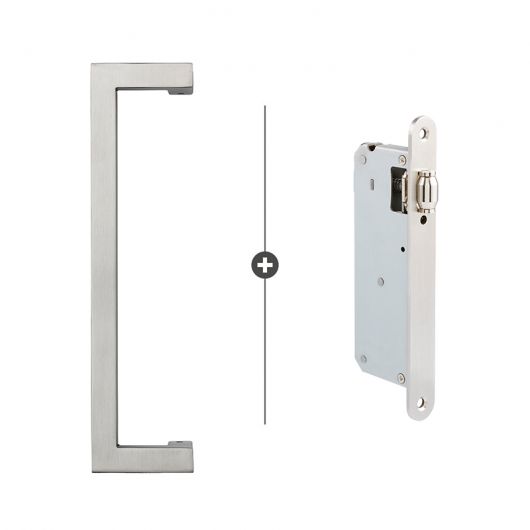 De Skantrae Scharnierdeur Hang- en Sluitwerkpakket Biloxi - RVS (703)