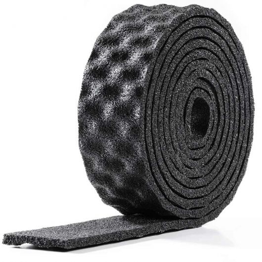 LEWIS Geluidsisolerende Rubber Oplegstrook 15x98x5000 mm