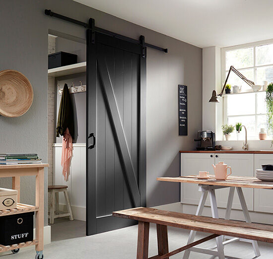 Landelijke schuifdeur