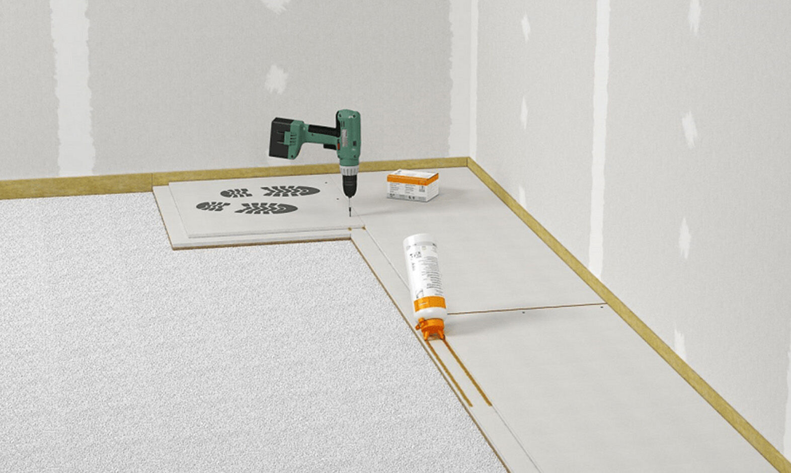 Verwerkingsadvies Fermacell® vloerverwarming