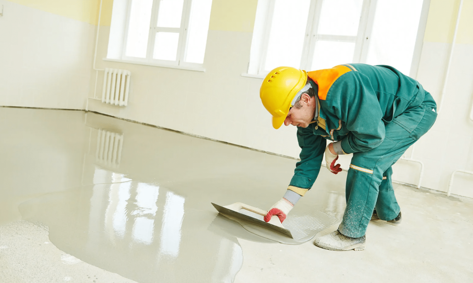 Verwerkingsadvies vloer egaliseren met Weberfloor