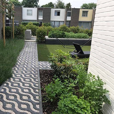 Voorbeelden waterdoorlatende bestrating