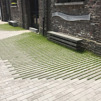 Voorbeelden waterdoorlatende bestrating