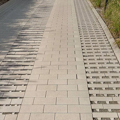 Voorbeelden waterdoorlatende bestrating