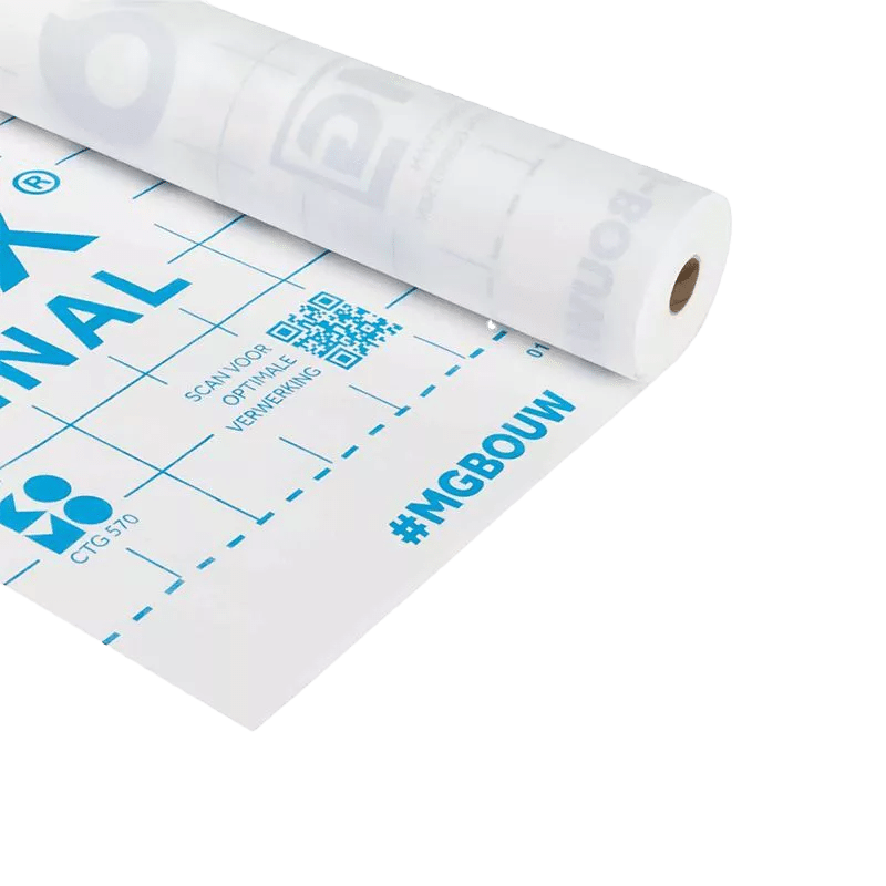 Damp-open folie voor onder dakpannen