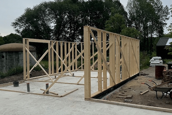 Opbouw van de wanden