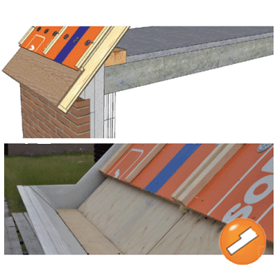 Voorbeeld gootverjonging