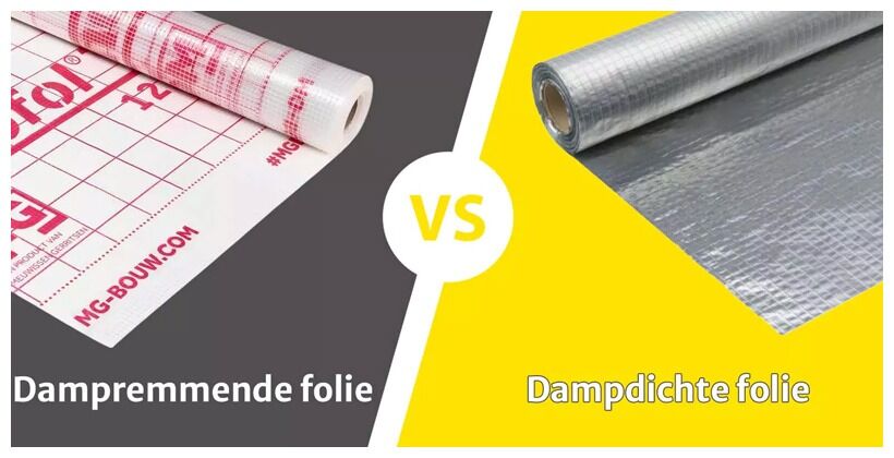 Verschil dampremmend en dampdicht