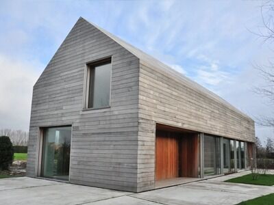 Voorbeeld 2 thermohout gevelbekleding