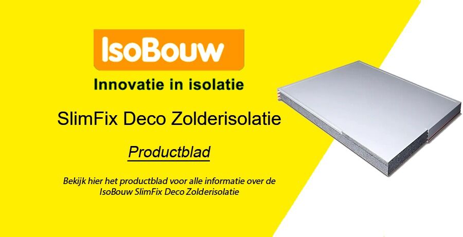 Productblad Deco Zolderisolatie