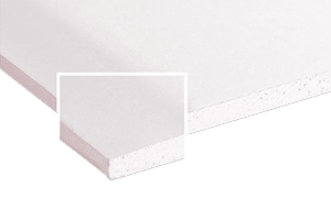 AK plaat - gipsplaat met afgeschuinde kanten