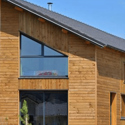 Douglas gevelbekleding blank