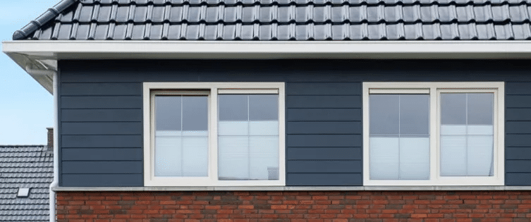 Voorbeeld Keralit 143 mm Staalblauw